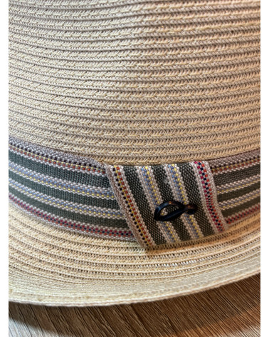 Chapeau d'été en polyester forme Trilby coloris naturel - Göttmann