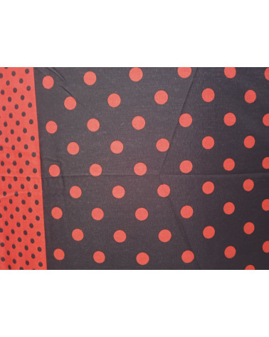 Parapluie automatique pliant motif à pois coloris rouge - Chapo & Co