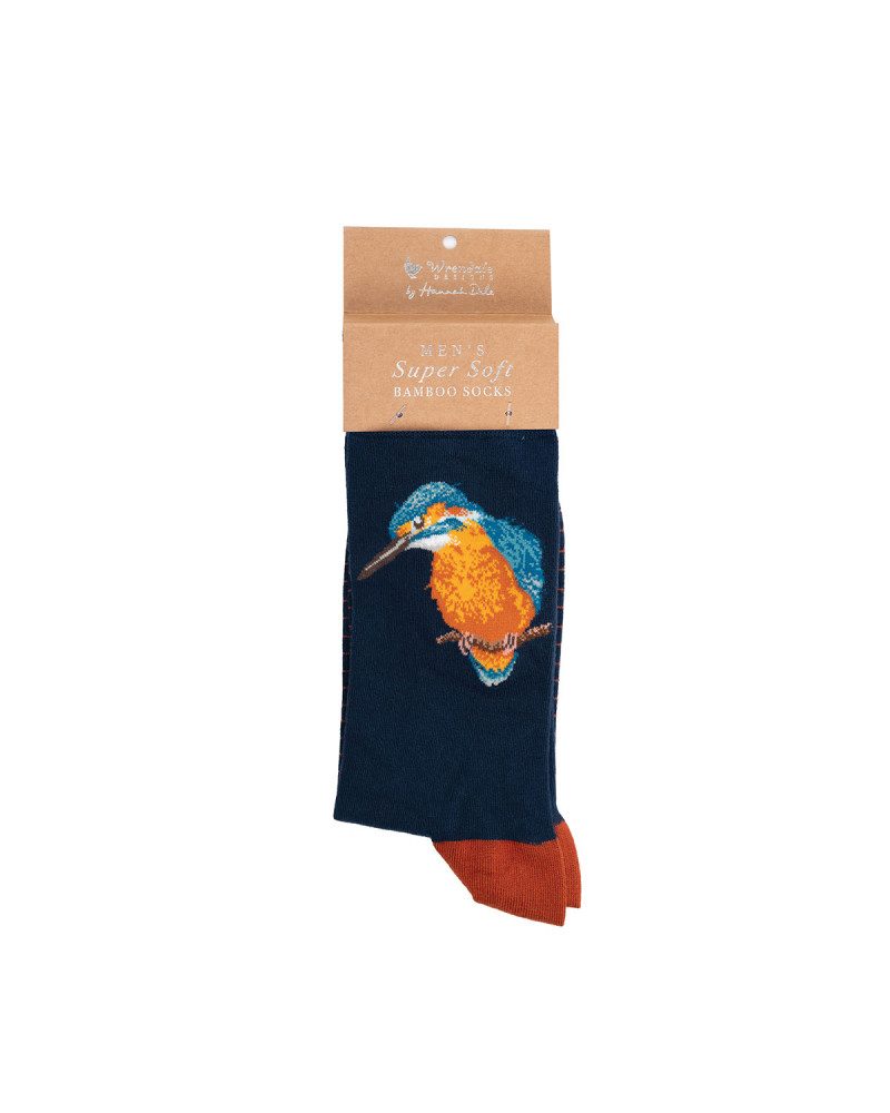 Chaussettes Hommes Wrendale en fibres de Bambou motif colibri