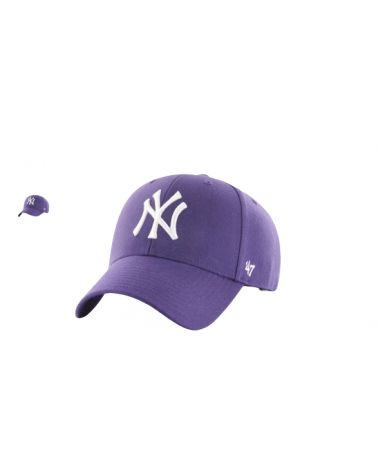 Casquette de baseball Snapback NY - 47 Brand coloris Purple