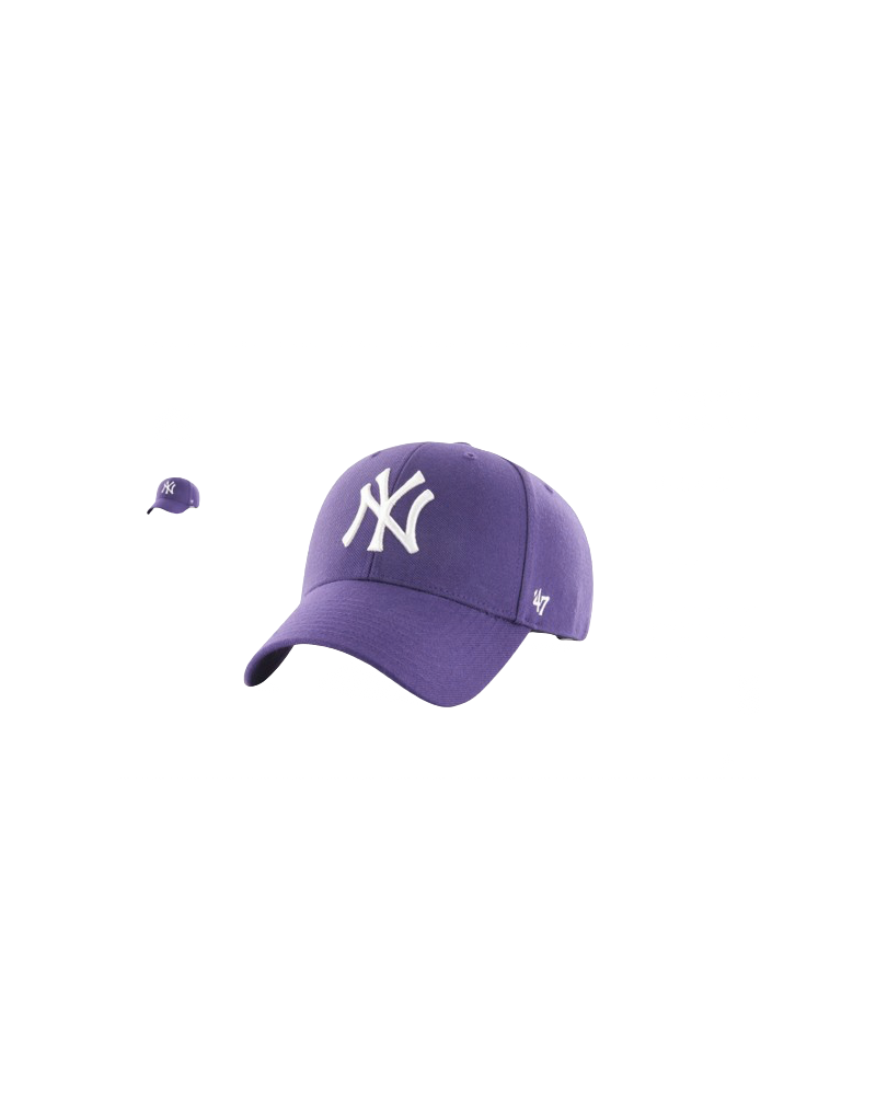 Casquette de baseball Snapback NY - 47 Brand coloris Purple