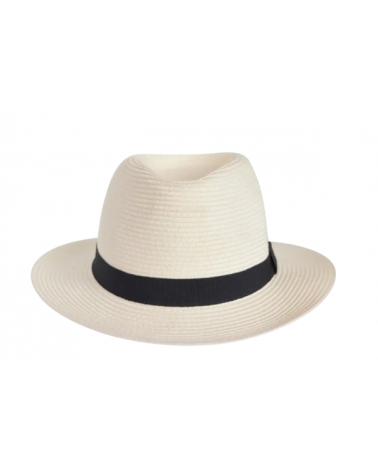 Chapeau Fédora modèle Pana-mate anti UV coloris Blanc - House of Ord