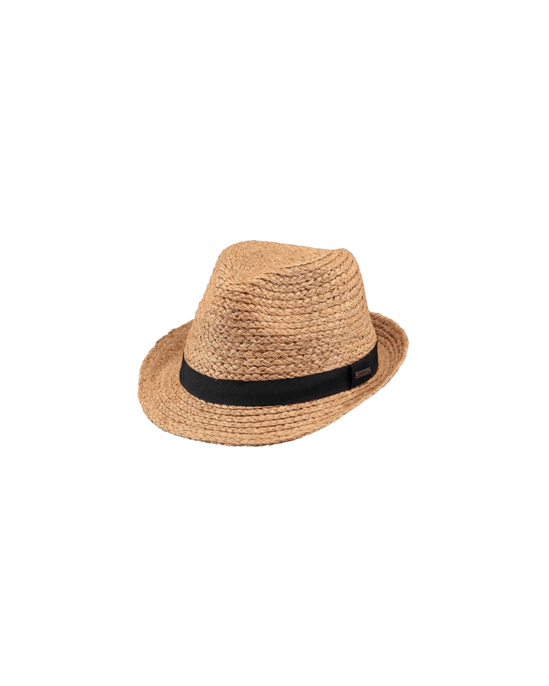 Chapeau forme trilby en paille papier modèle Grayden - Barts