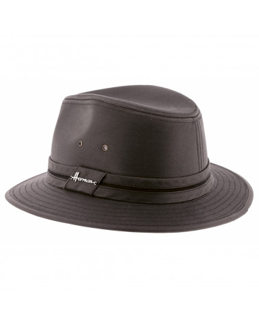 Chapeau forme Traveller modèle Nevada coloris Marron - Herman