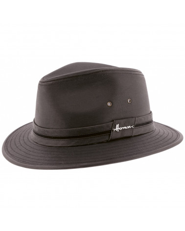 Chapeau forme Traveller modèle Nevada coloris Marron - Herman