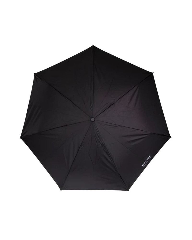 Parapluie Isotoner 3 sections coloris noir uni - Chapo & Co