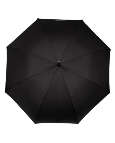 Parapluie canne automatique Isotoner coloris Noir uni - Chapo & Co