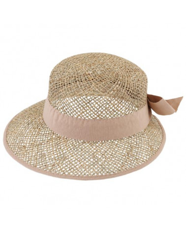 Chapeau forme casquette en 100% paille naturelle - Chapo & Co