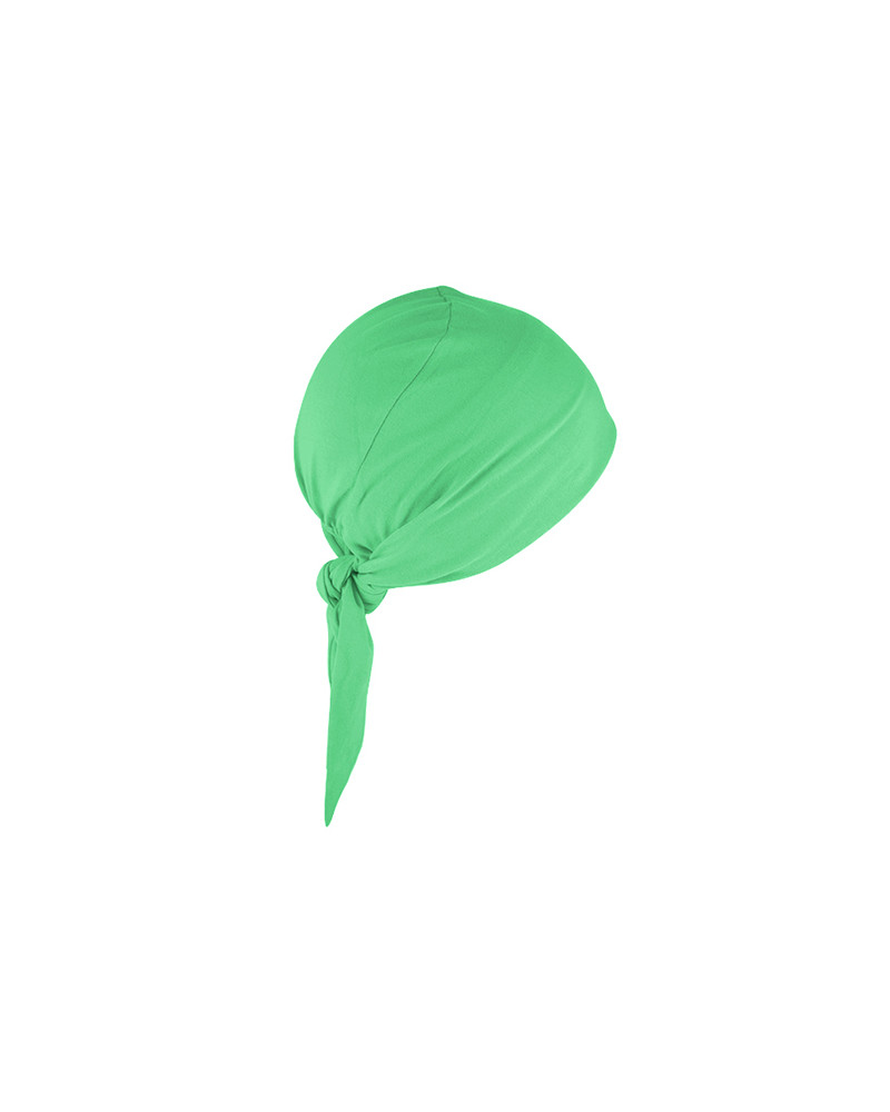 Turban prêt à enfiler et pré-noué pour l’été coloris vert - Chapo & Co