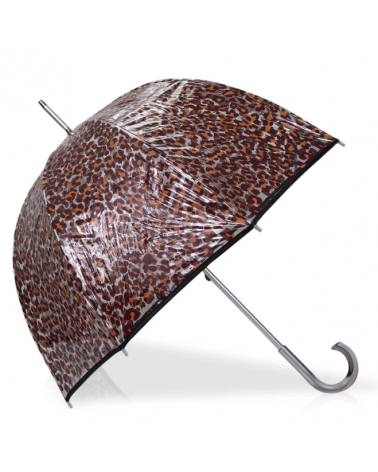 Parapluie Isotoner forme cloche design léopard- Chapo & Co Parapluie Isotoner forme cloche design léopard- Chapo & Co