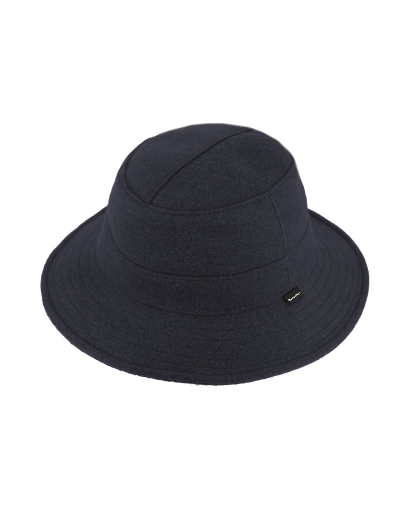 Chapeau souple imperméable en Sympatex en laine coloris noir