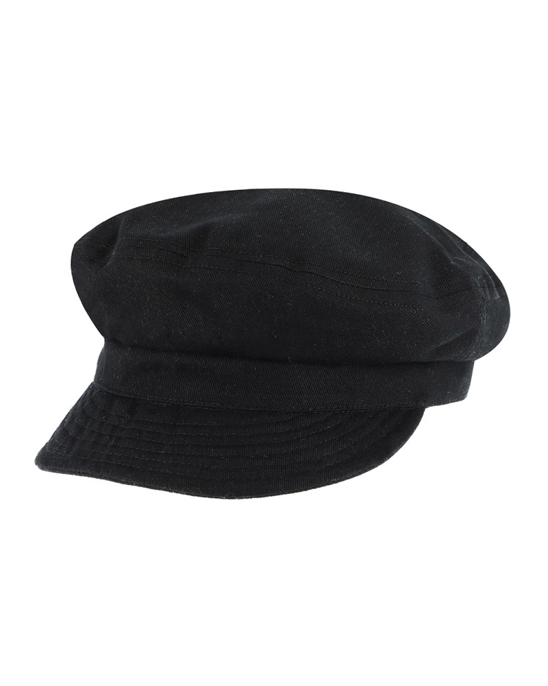 Casquette de marin en coton souple coloris noir - Chapo & Co