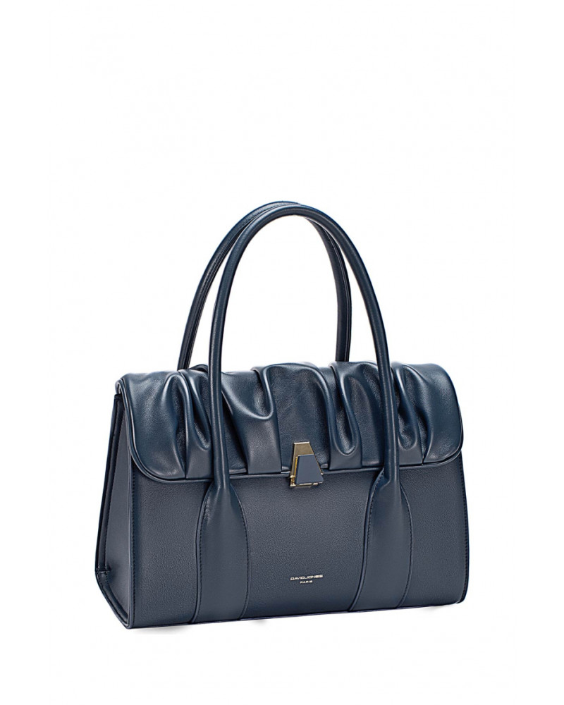 Sac à main cartable chic et élégant coloris marine - David Jones