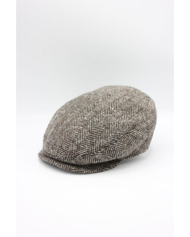 Casquette plate en laine pour l'hiver coloris beige - Chapo & Co