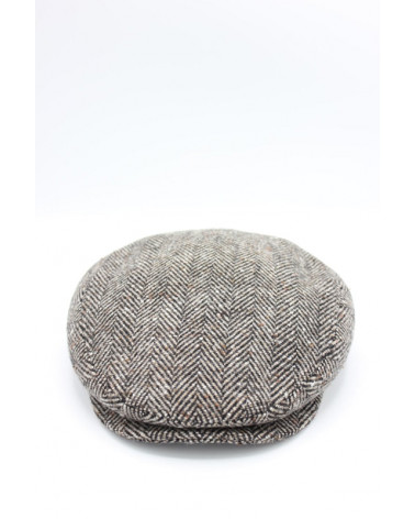 Casquette plate en laine pour l'hiver coloris beige - Chapo & Co