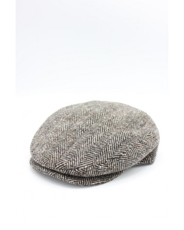 Casquette plate en laine pour l'hiver coloris beige - Chapo & Co