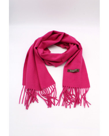 Echarpe au toucher cachemire douce coloris fuchsia - Chapo & Co