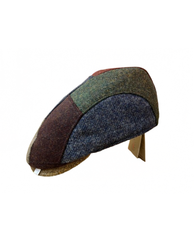 Casquette plate en laine avec impression patchwork - Göttmann