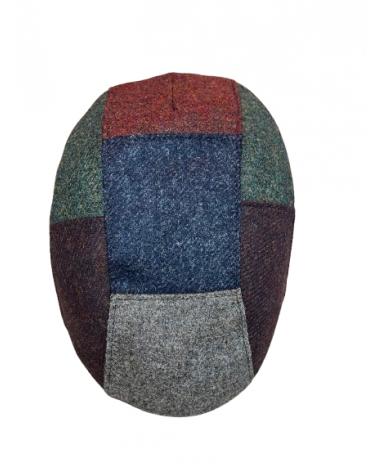 Casquette plate en laine avec impression patchwork - Göttmann