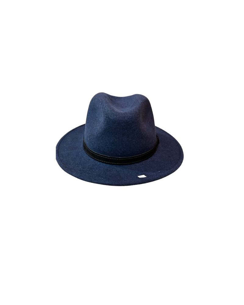 Chapeau traveller en feutre coloris bleu Göttmann - Chapo & Co