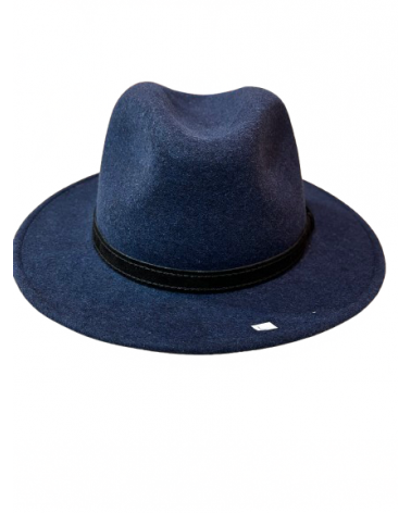 Chapeau traveller en feutre coloris bleu Göttmann - Chapo & Co