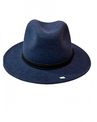 Chapeau traveller en feutre coloris bleu Göttmann - Chapo & Co