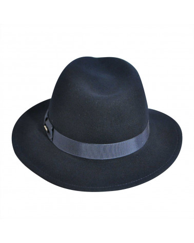 Chapeau traveller en feutre modèle Curtis coloris Navy - Bailey