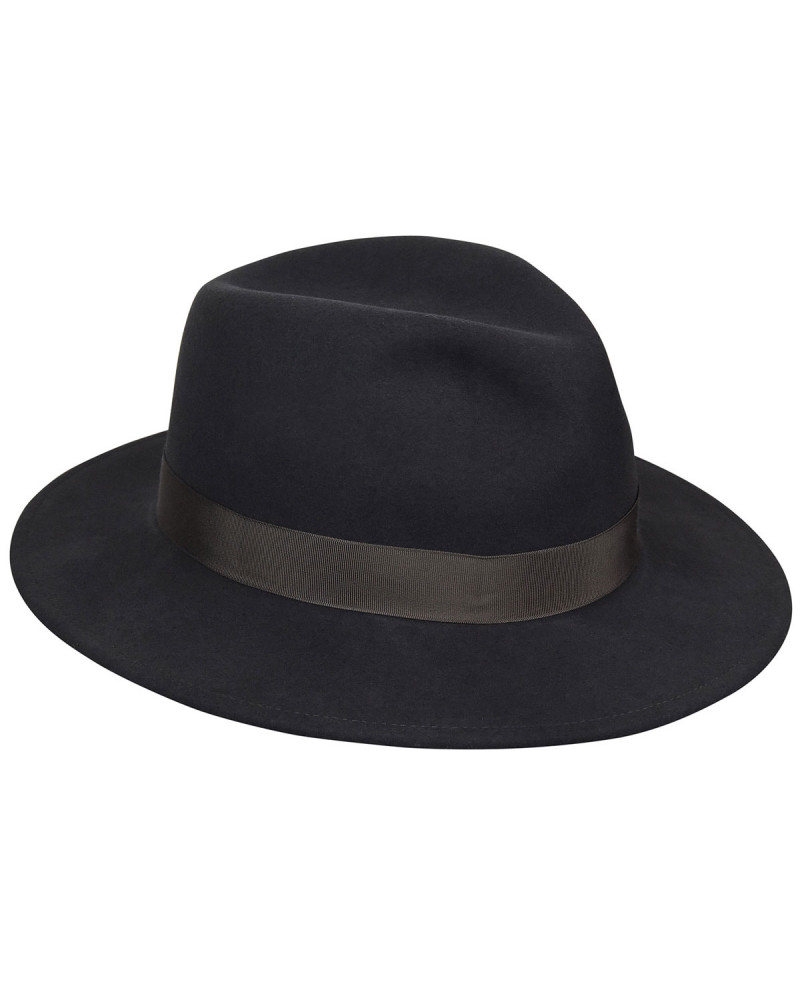 Chapeau traveller en feutre modèle Curtis coloris Gris - Bailey