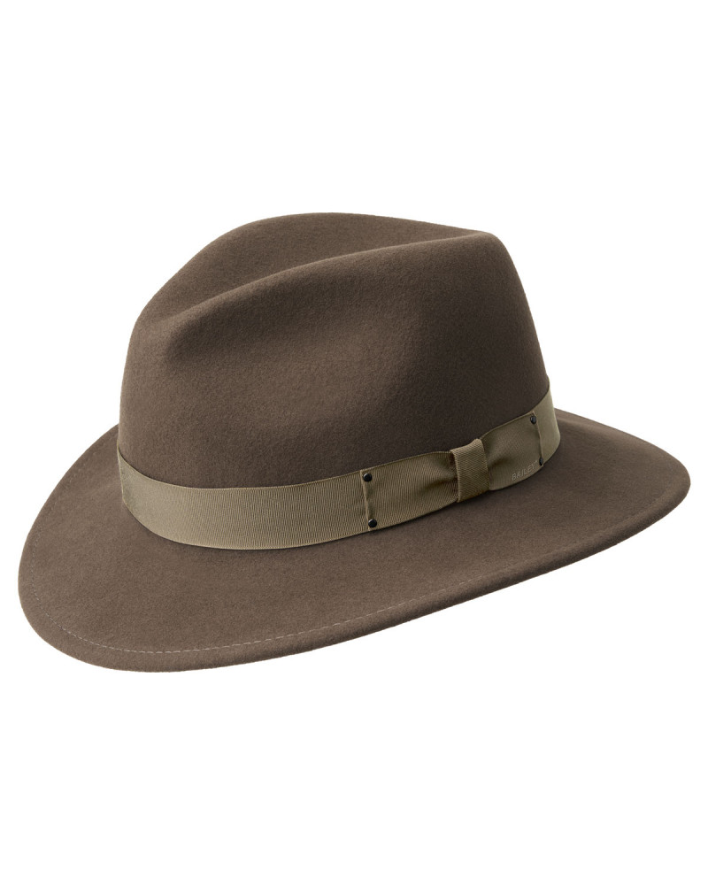 Chapeau traveller en feutre modèle Curtis coloris serpent - Bailey