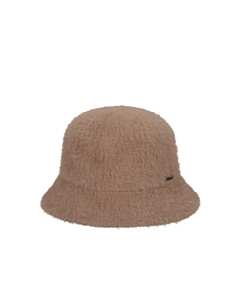 Chapeau forme bob en fausse fourrure coloris brun clair - Barts