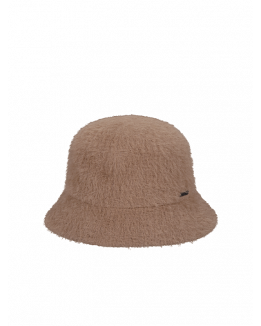 Chapeau forme bob en fausse fourrure coloris brun clair - Barts