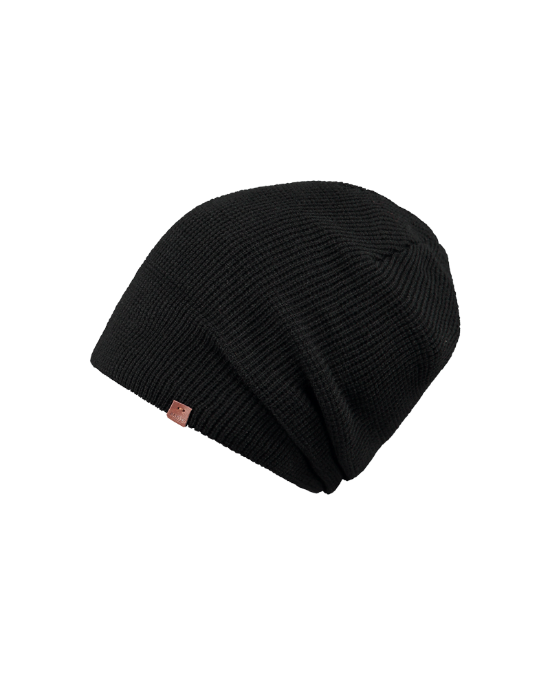 Bonnet homme en tricot modèle Coler coloris noir - Barts