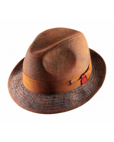 Chapeau player pour l'hiver modèle JAX coloris cuivre - Alfonse d'Este