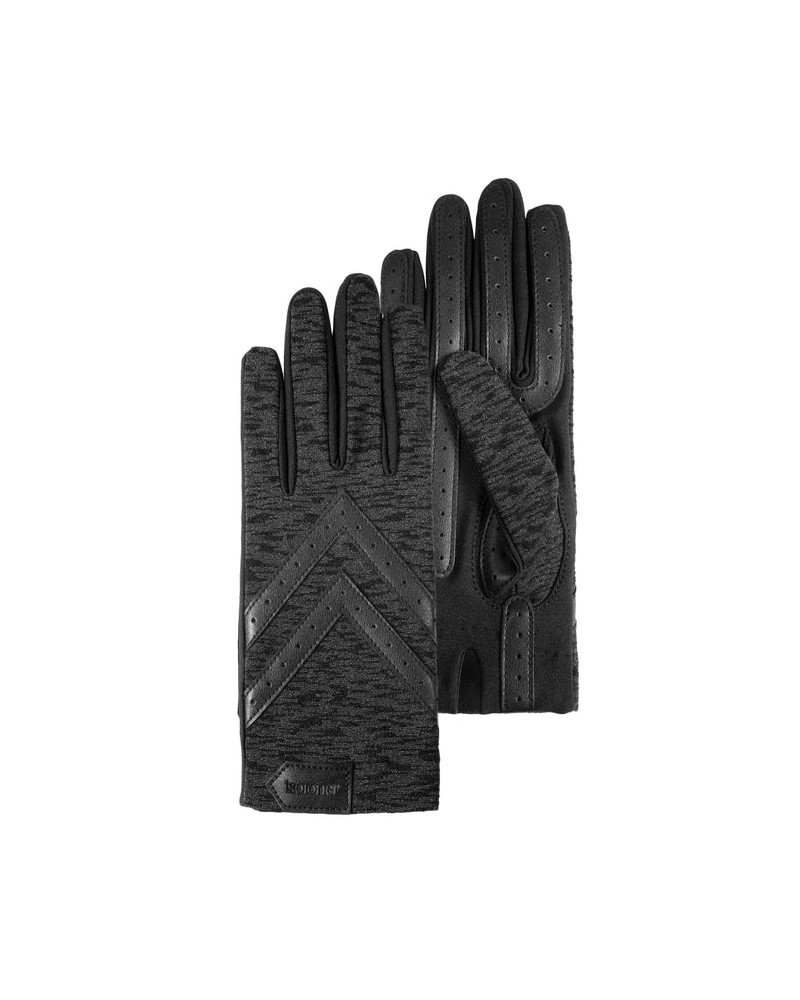 Gants tactiles femme en tissu recyclé tactile coloris imprimé - Isotoner