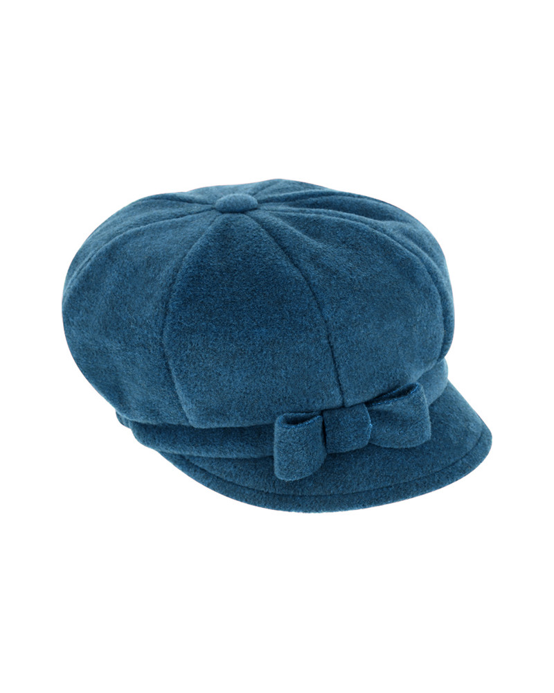 Casquette forme gavroche en polaire coloris Bleu roi - Chapo & co