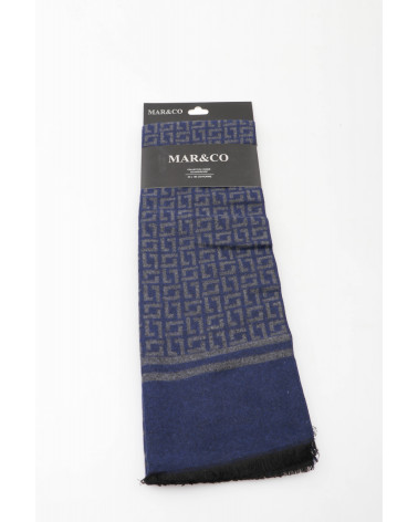 Foulard habillé homme en laine coloris marine - Chapo & Co