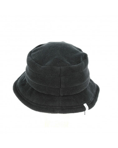 Chapeau femme forme bob en polaire coloris noir - Chapo & Co