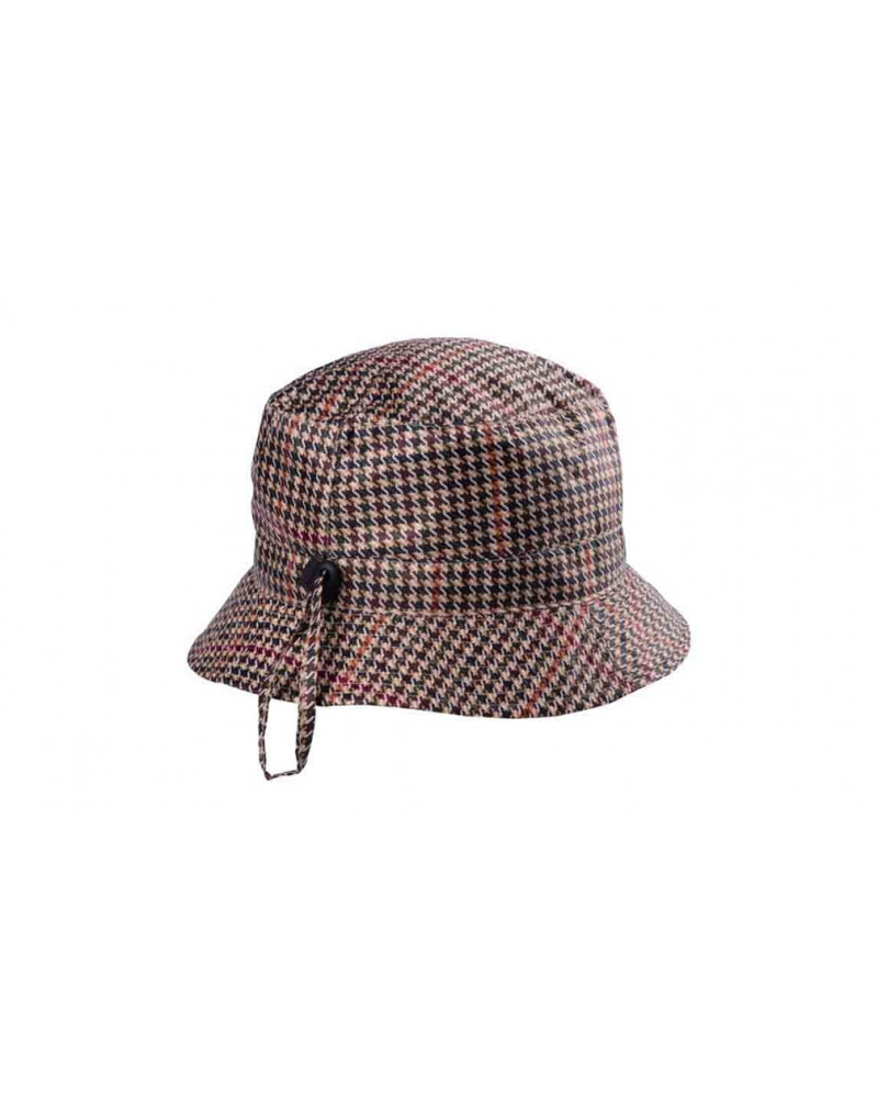 Chapeau de pluie forme cloche motif pied de poule - Chapo & co