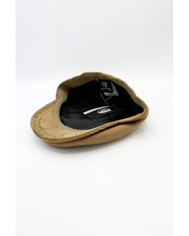 Casquette plate en nid d'abeilles coloris camel - Chapo & Co