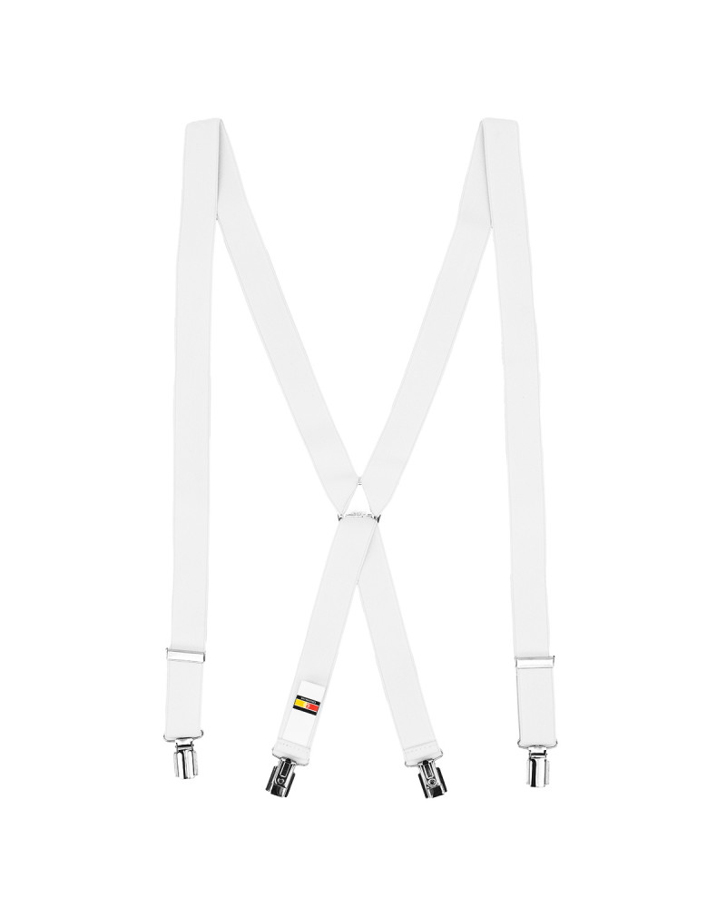 Bretelles x-forme Lindenmann coloris blanc - Chapo & co