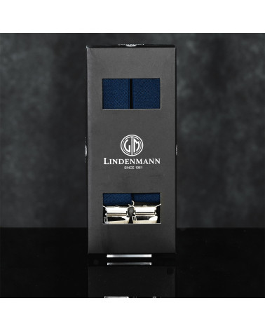 Bretelles Lindenmann large 3,5cm classique coloris marine - Chapo & co