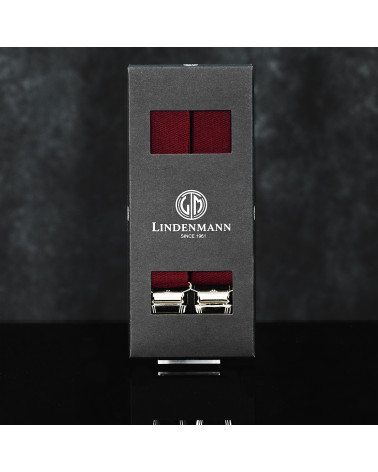 Bretelles Lindenmann large 3,5cm classique coloris Bordeaux - Chapo & co