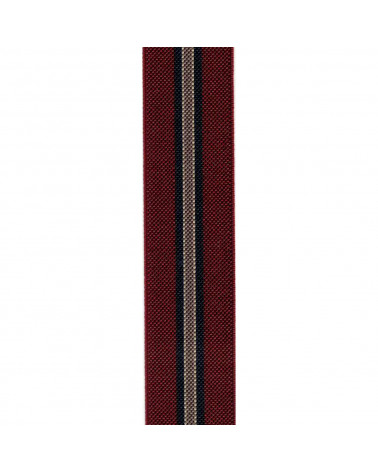 Bretelles x-forme Lindenmann à rayures coloris bordeaux - Chapo & co