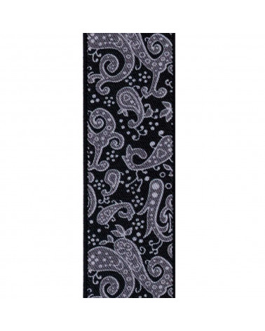 Bretelles x-forme Lindenmann Paisley coloris noir - Chapo & co