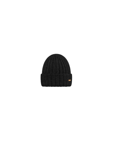 Bonnet femme en tricot effet peiné modèle Bayne coloris noir - Barts