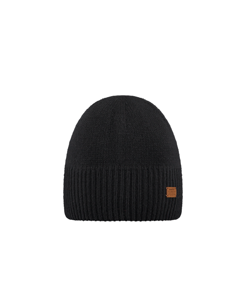 Bonnet tricot premium en laine modèle Lacke coloris noir - Barts