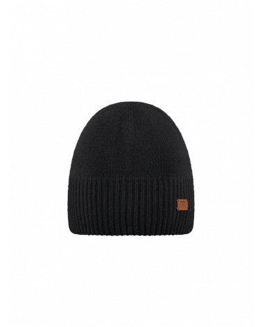 Bonnet tricot premium en laine modèle Lacke coloris noir - Barts