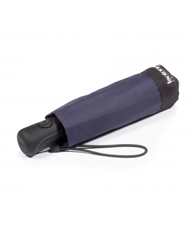 Parapluie Isotoner X-Tra sec et déperlant coloris bleu marine - Chapo & co