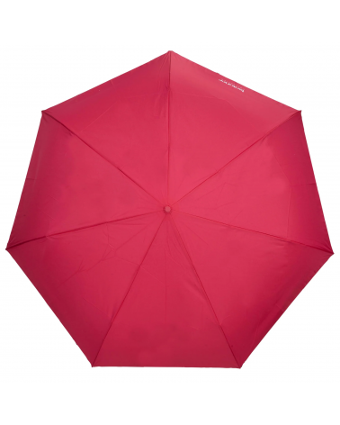 Parapluie Isotoner slim 3 sections coloris fuchsia - Chapo & Co