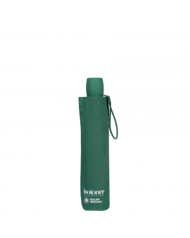 Parapluie Isotoner slim 3 sections coloris vert - Chapo & Co